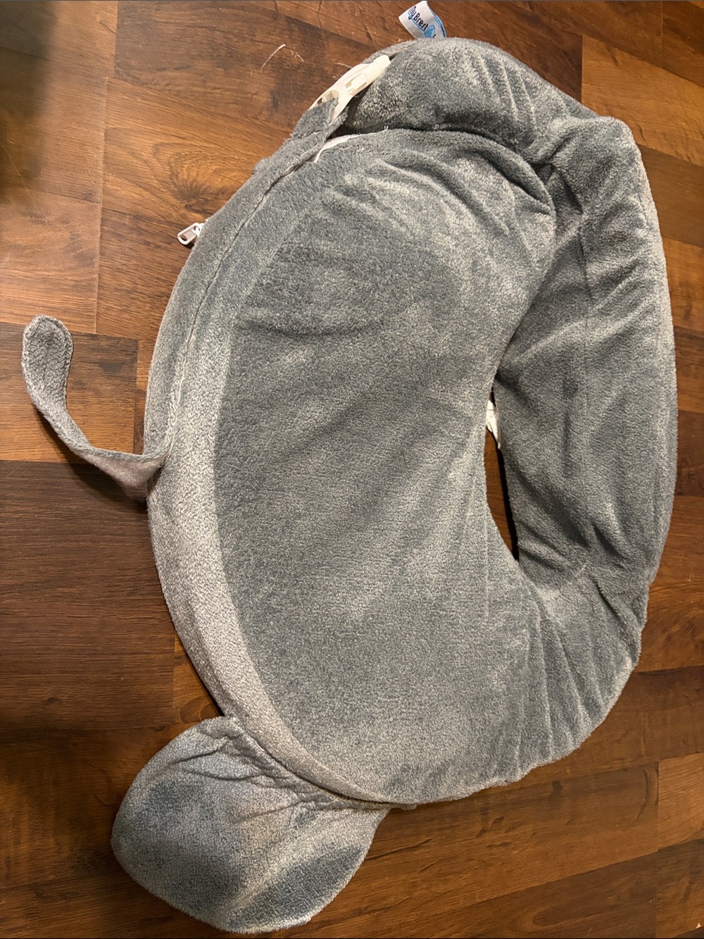 Gray Plush My Brest Friend Deluxe Nursing Pillow